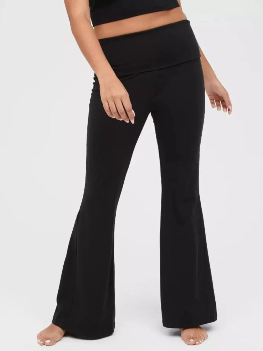 aerie Black Flare Leggings
